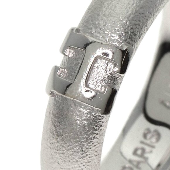 HERMES 18k White Gold Ring #47 - Picture 9 of 10